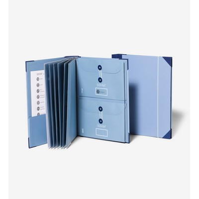 Savor Folio Document Organizer - Something Blue