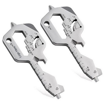 20-In-1 Key Shaped Pocket MultiTool