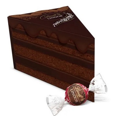 Lindor Double Chocolate Cake Slice (9 Piece)