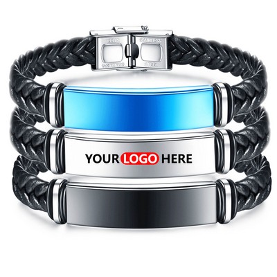 Classic Adjustable Leather Bracelet