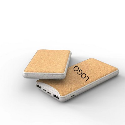 Degradable Wheat Straw & Cork Mobile Power Supply