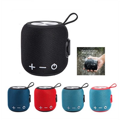 Portable Cylindrical Bluetooth Wireless Speaker