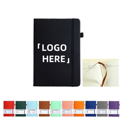 Pu Leather A5 Executive Notebook W/Pen Loop