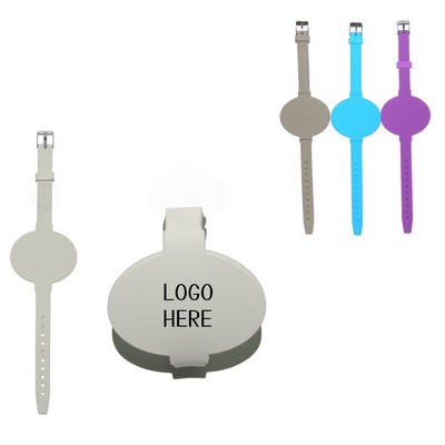 Silicone Memo Wrist Strap With Ballpoint and Eraser