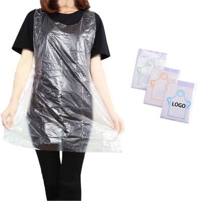 Disposable Aprons Plastic apron for Painting Party, Cooking, Housework, Picnic etc.