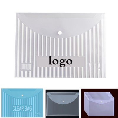 A4 Transparent Document Envelopes Folder