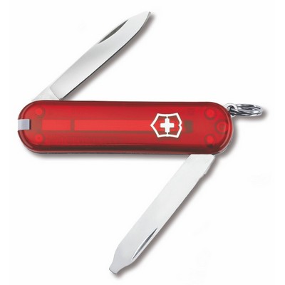 Escort 6 Function Swiss Army Knife - Ruby (Red Translucent)