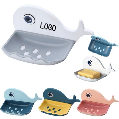 Wall-Mounted Whale Soap Dish