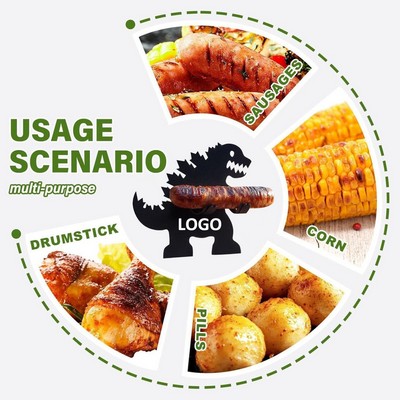 Whimsical Monster Bbq Skewers-Stainless Steel Grill Sticks