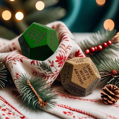 Santa Swap Gift Exchange Dice