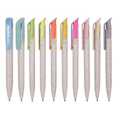 Eco-friendly Wheat Straw Ballpoint Pen