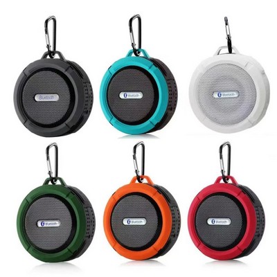 Waterproof Bluetooth Speaker With Carabiner