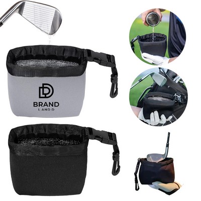 Golf Club Portable Cleaning Bag