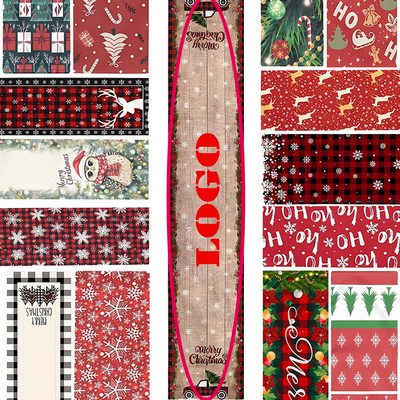 Festive Printed Linen Banquet Tablecloth