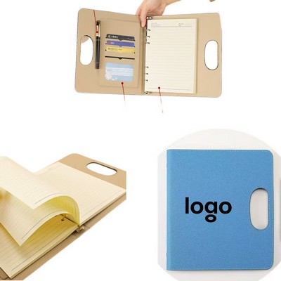 Customized PU Leather A5 Loose-Leaf Notebook