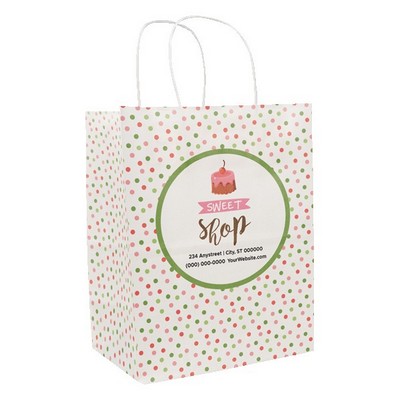 Christmas Scatter Design 1 Handle Shopper (8.5" x 10.5" x 5")