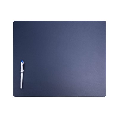 Navy Blue Leather 17 x 14 Conference Table Pad