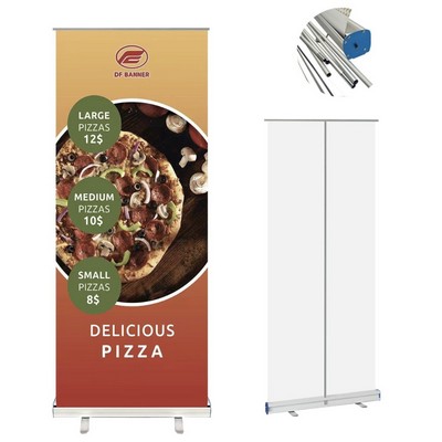 Standard Retractable Banner W/Full Color 1 Side