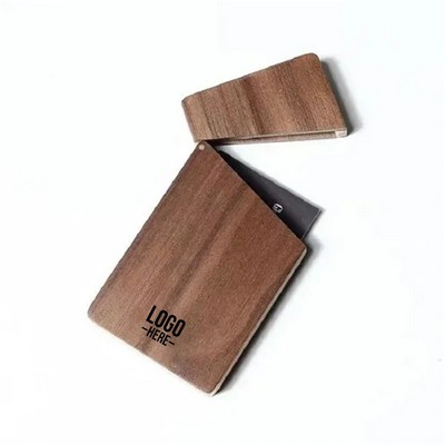 Wood Business Card Case