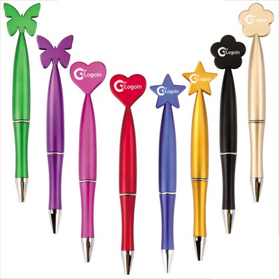 Heart Star Butterfly Shaped Ballpoint Pen
