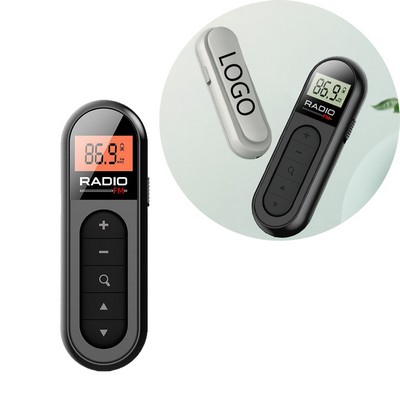 Rechargeable Portable Lavalier FM Radio