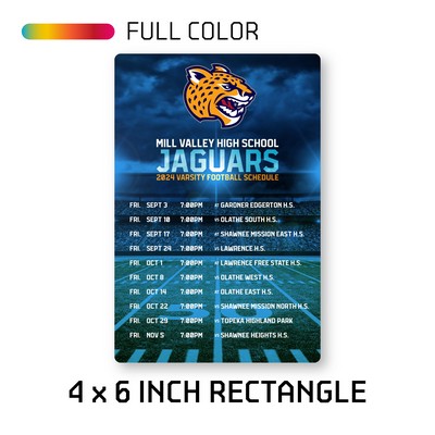 4.00" x 6.00" Schedule & Calendar Magnet