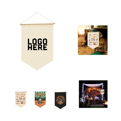 Camping Flag Hanging Wall Banner