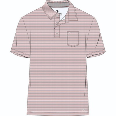 AndersonOrd Men's Mitch Martin Striped Polo