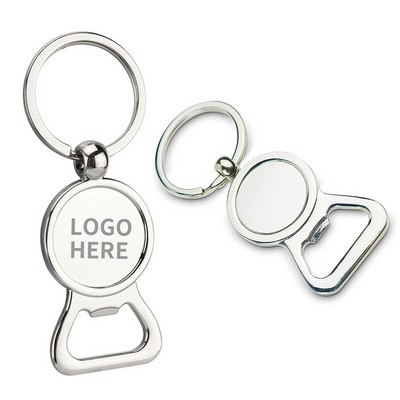 Circular Eye Bottle Opener Keyring