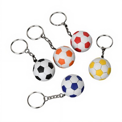 Creative mini football keychain