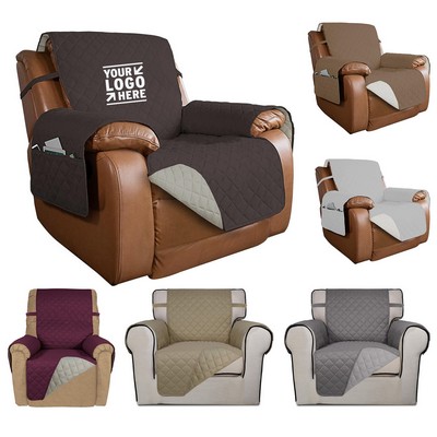 Kid Pet Large Reversible Quilted Oversized Recliner Sofa Cover Water Resistant Furniture Protector