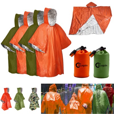 Emergency Waterproof Raincoat Poncho