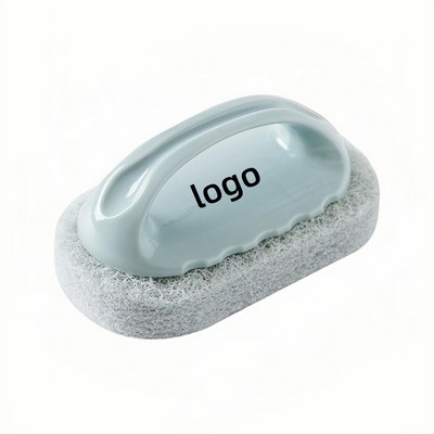 Nordic-Style Multi-Surface Cleaning Brush with Sponge for Kitchen and Bath