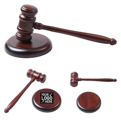 Wooden Gavel and Sound Block