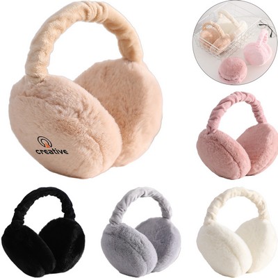 Foldable Fuzzy Earmuffs