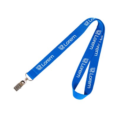 3/4" Polyester Custom Printed Lanyard