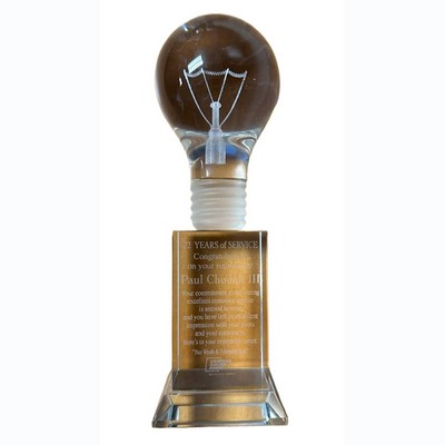 Crystal Trophy Award For Corporate Annual Meeting
