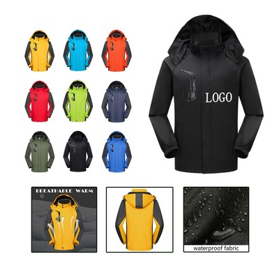 Personalized Detachable Winter Ski Jacket