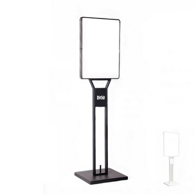 Led Metal Material Showroom Rack Stand