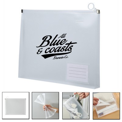 Waterproof Zippered PP Document Bag