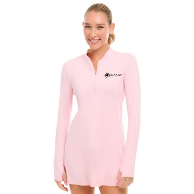 BloqUV Women's Sun Protection UPF 50+ Long Sleeve Active Dress