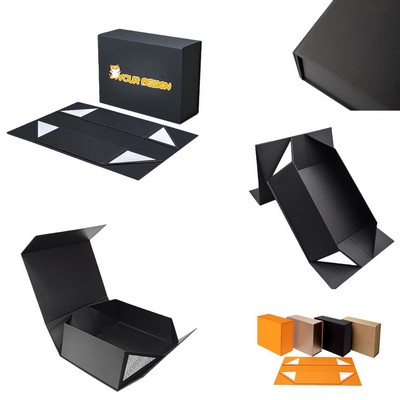 7.8" L x 7" W x 3.1" H Foldable Paper Magnetic Gift Box