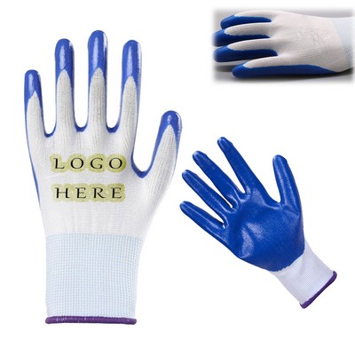 Nylon Rubber Work Gloves