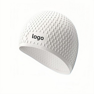 Unisex Extra Large Silicone Swim Cap for Adults and Teens Waterproof Comfort Fit