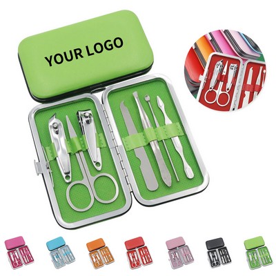 Seven Piece Manicure Pedicure Travel Grooming Set 4.33" X 2.67"