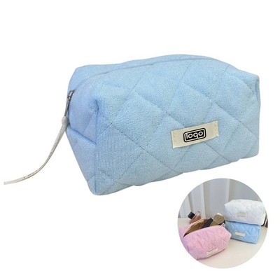 Dacron Plush Makeup Bag