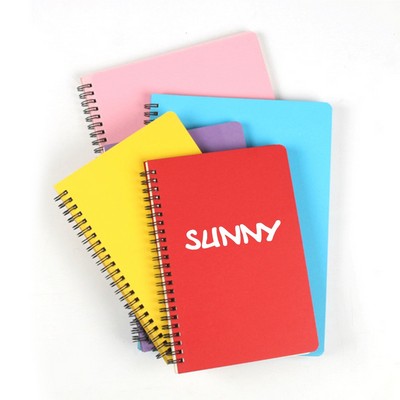 Plastic Cover Spiral Notebook