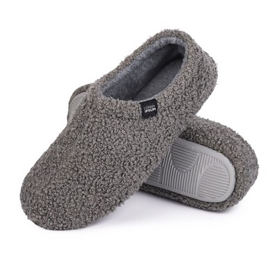 Women's Fuzzy Teddy Memory Foam Slippers, Lightweight Bedroom House Shoes
