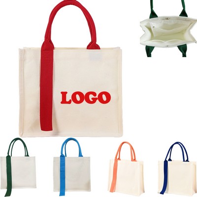 Canvas Tote Bag With A Streamer