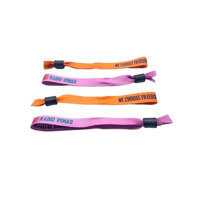 Disposable Fabric Wristbands With Locks